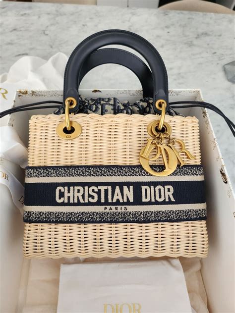 rattan lady dior|Lady Dior cannage.